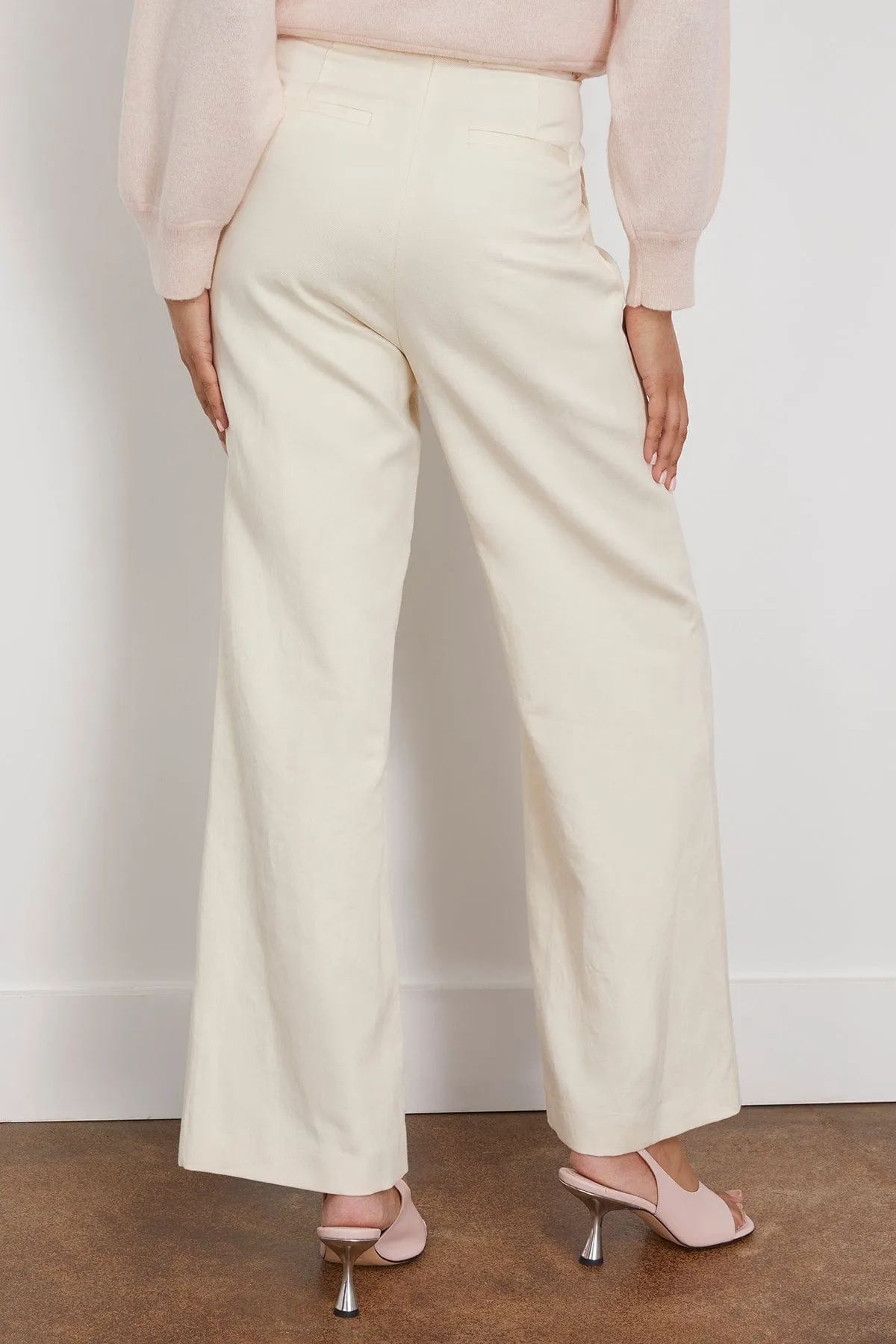 Idai Pant in Frost Ivory