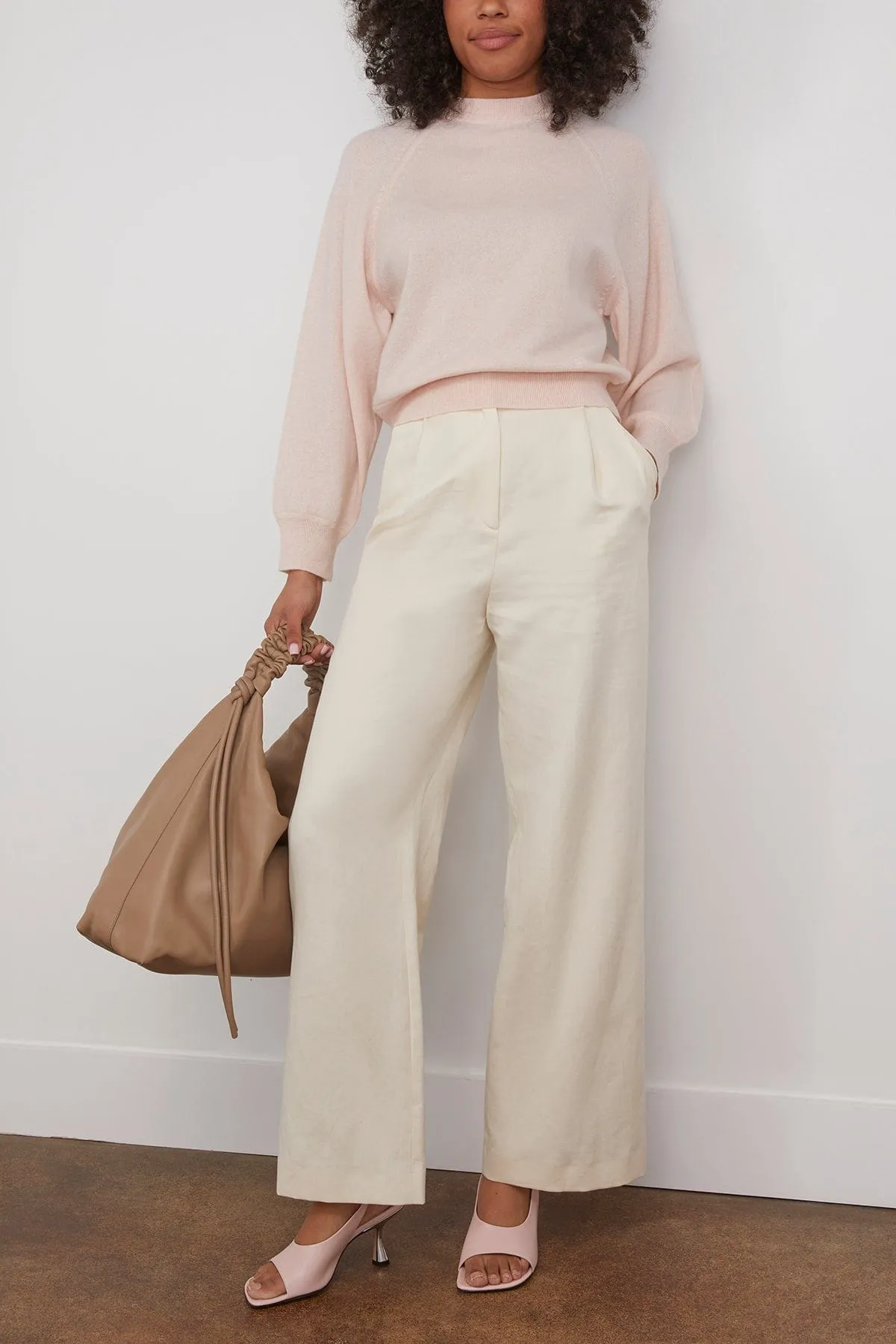 Idai Pant in Frost Ivory