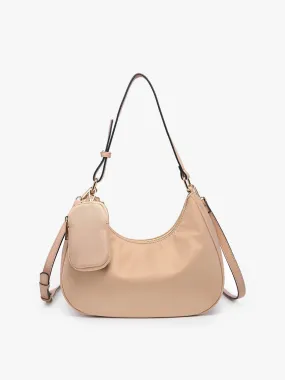 Jada Vegan Nylon Shoulder Bag