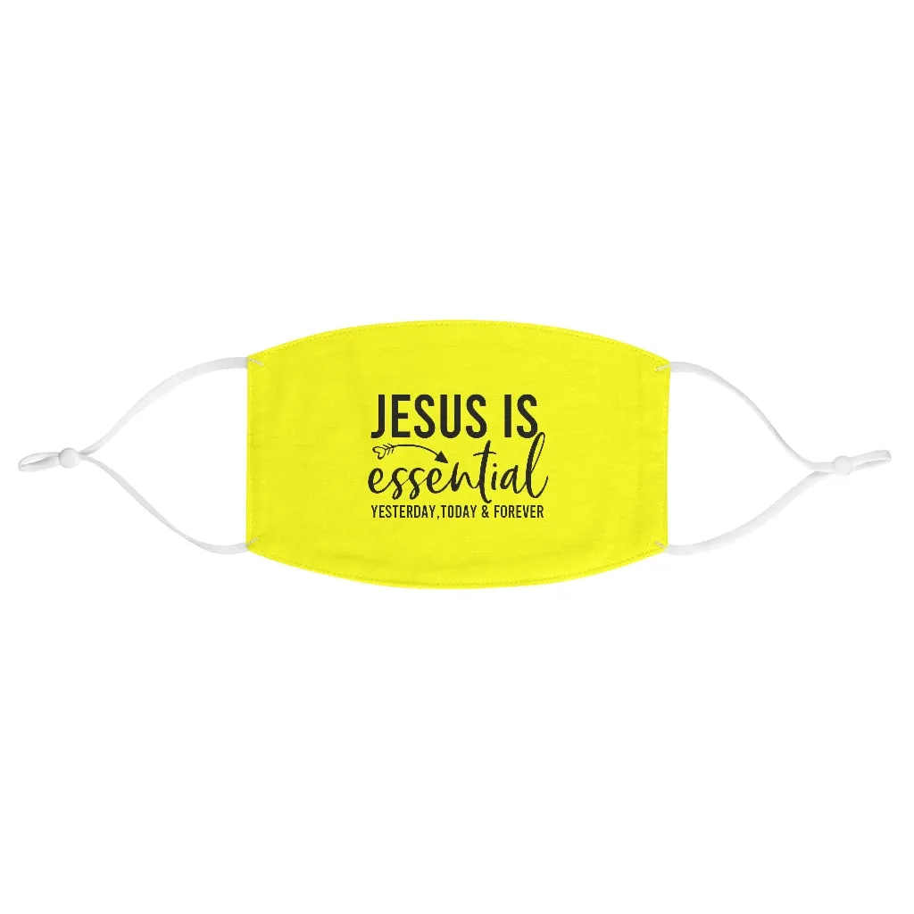 Jesus is Essential Face Mask - Yellow