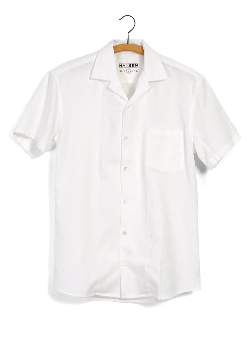 JONNY | Short Sleeve Shirt | Dobby White x2