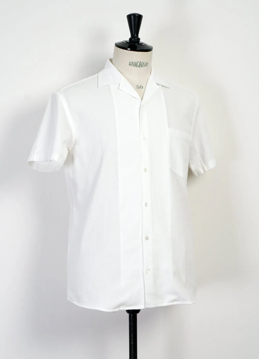 JONNY | Short Sleeve Shirt | Dobby White x2