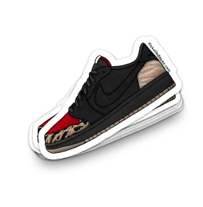 Jordan 1 Low "Solefly" Sneaker Sticker