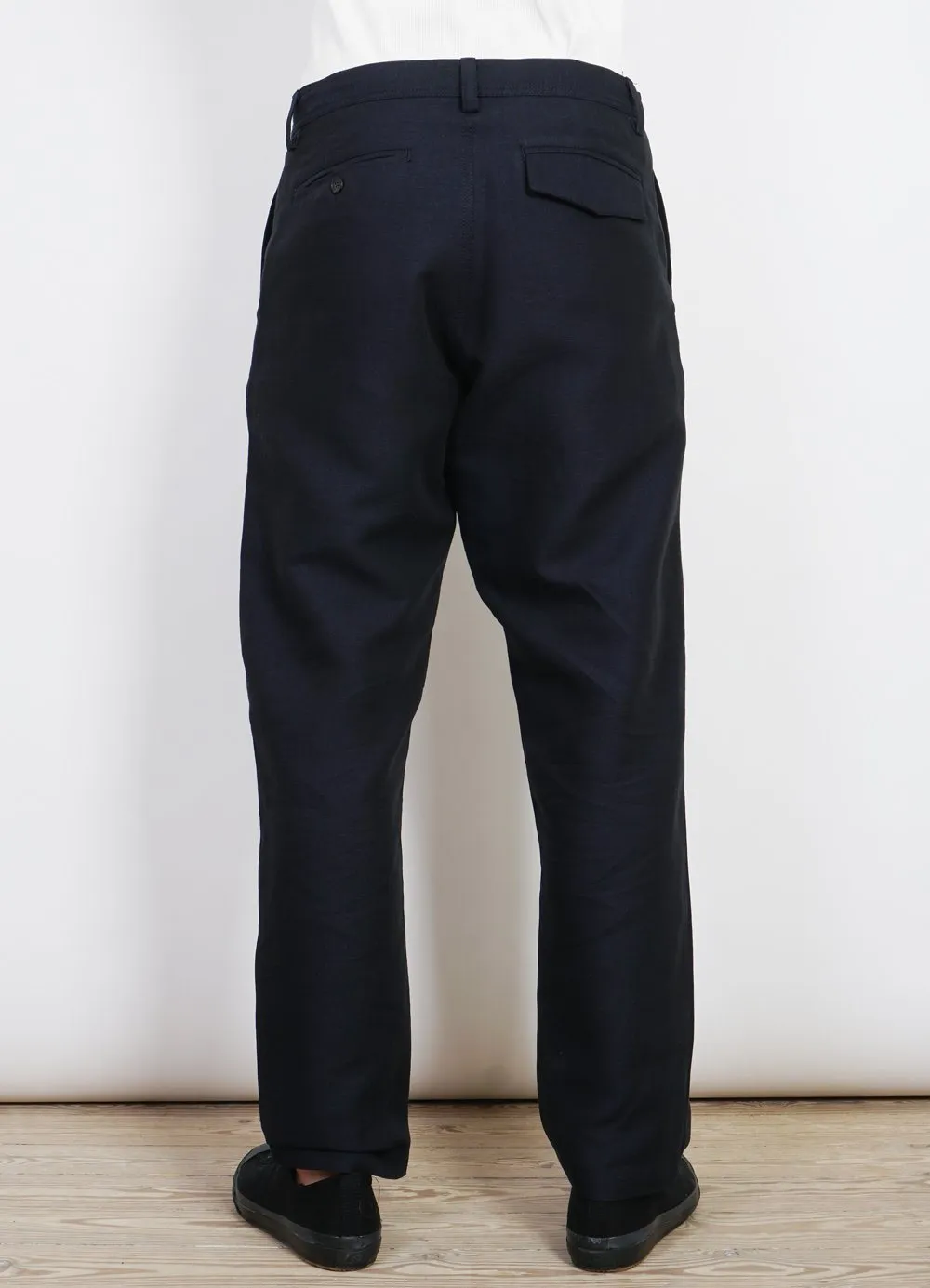 KEN | Wide Cut Trousers| 3-Tone Blue