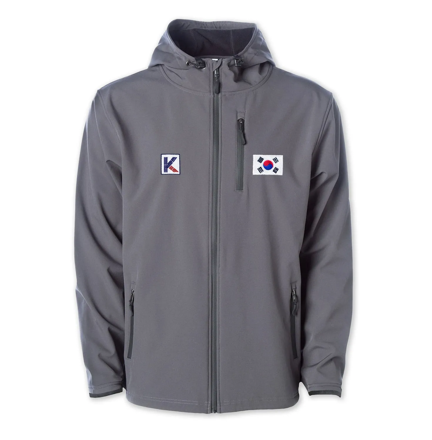 KOR FLAG POLY-TECH JACKET (CHARCOAL) (LIMITED EDITION)