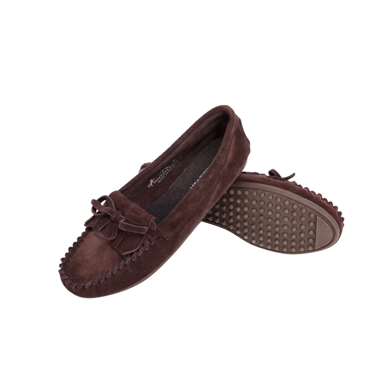 Leather Suede Moccasin Slipper