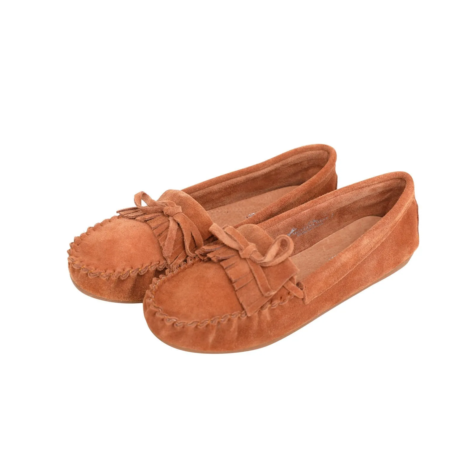 Leather Suede Moccasin Slipper