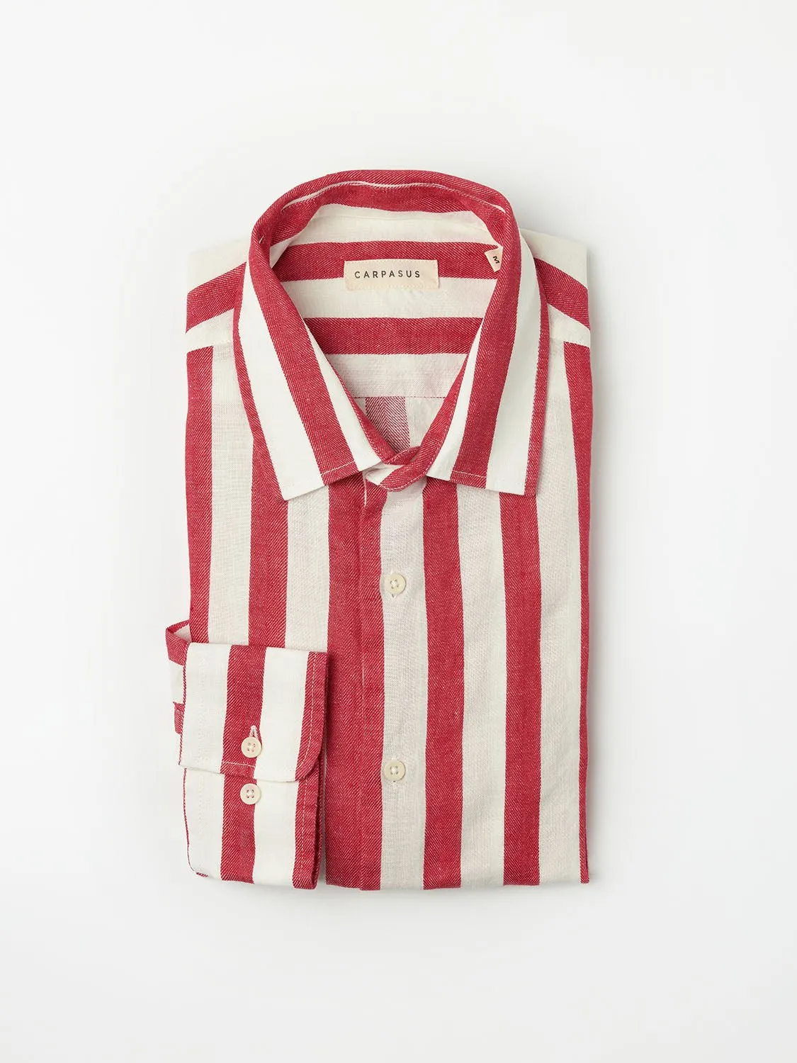 Linen Shirt Maggia Red