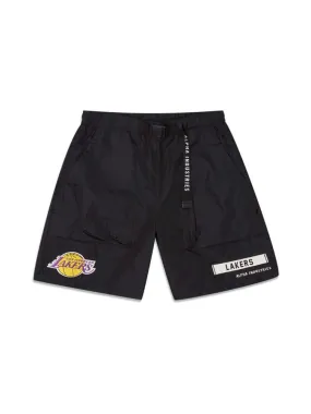 LOS ANGELES LAKERS X ALPHA X NEW ERA NYLON SHORTS