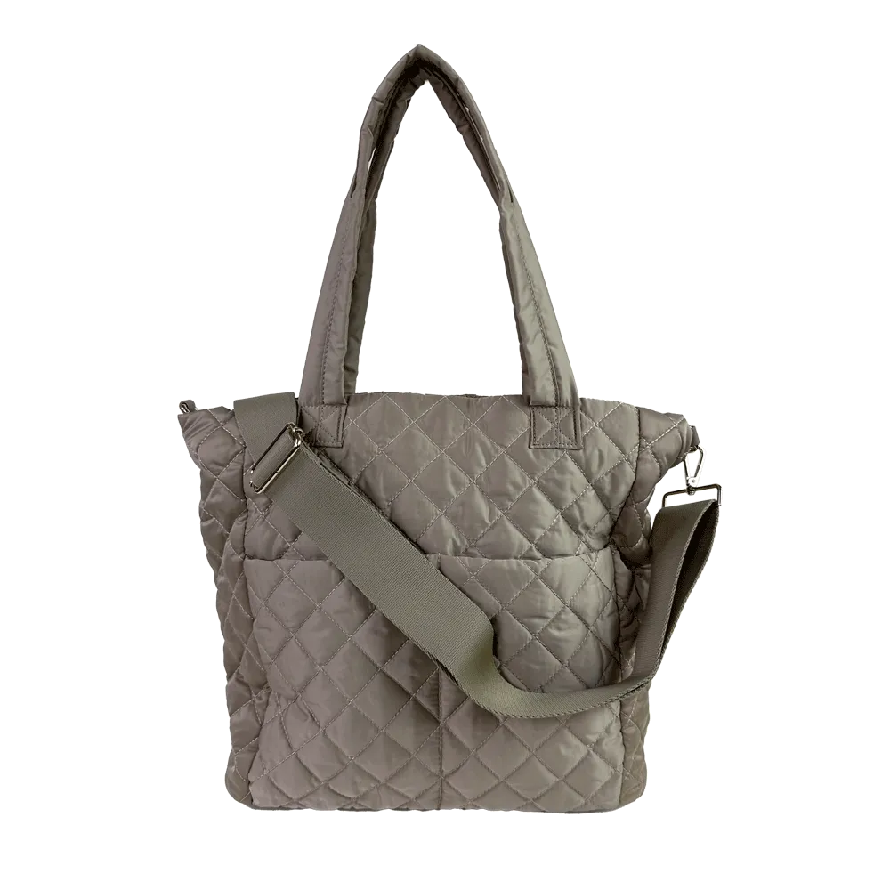 Mabel Lightweight Quilted Nylon Tote