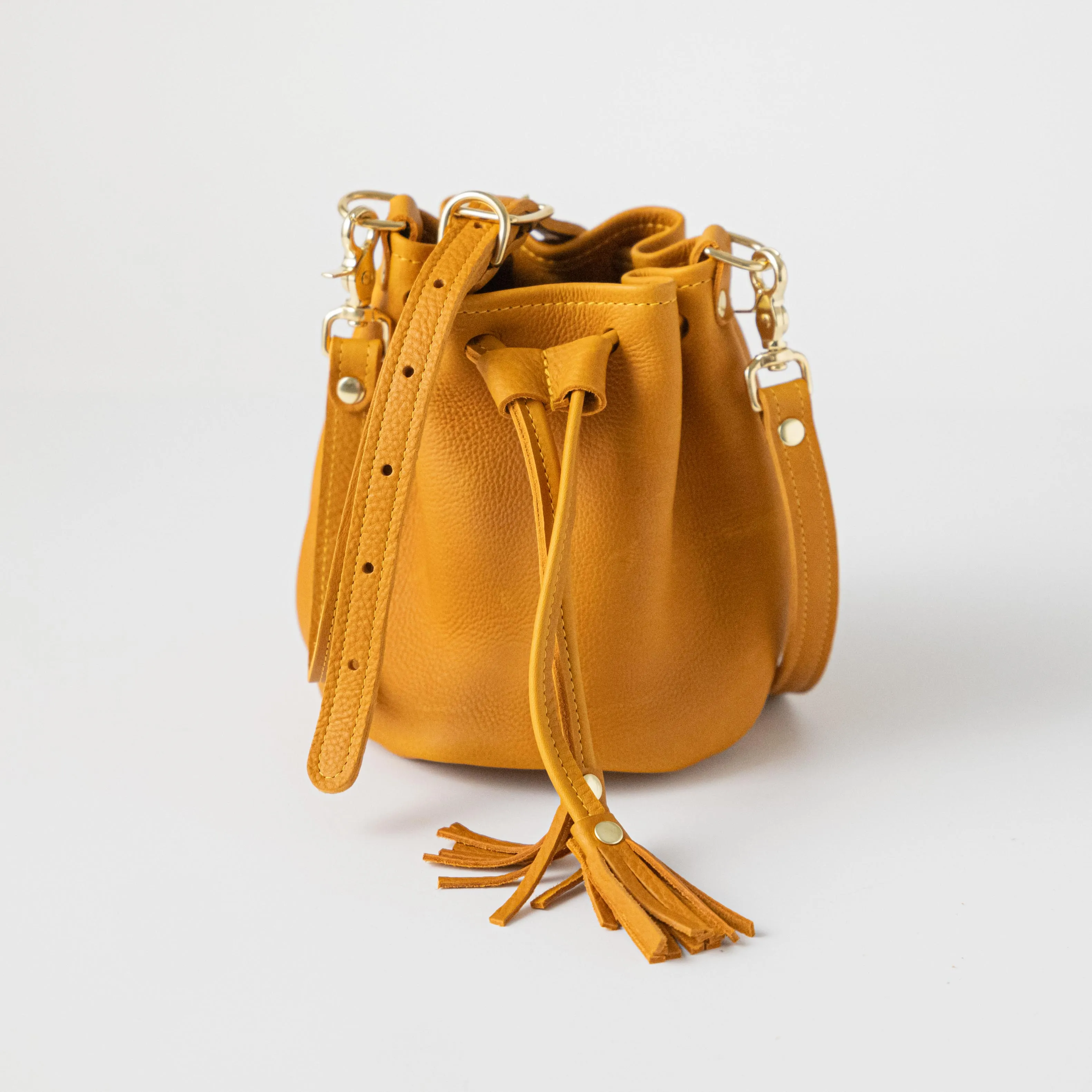 Marigold Cypress Mini Bucket Bag