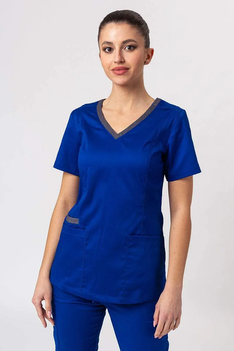 Matrix Everyday  Women's Contrast Double V-Neck Scrub Top 3502