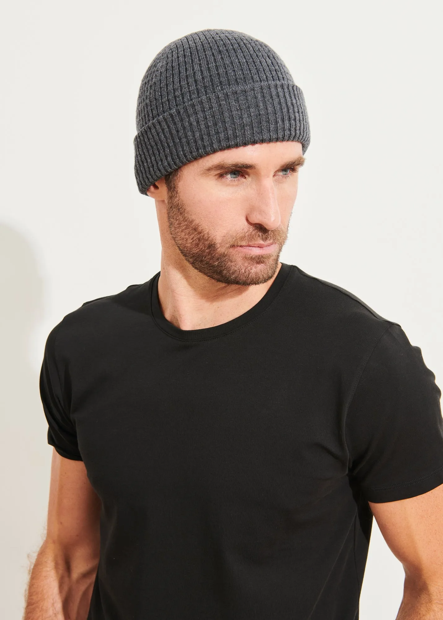 MERINO WAFFLE BEANIE