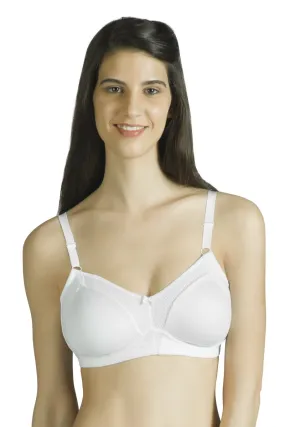 Minimiser Non-Padded Non-Wired Bra - White