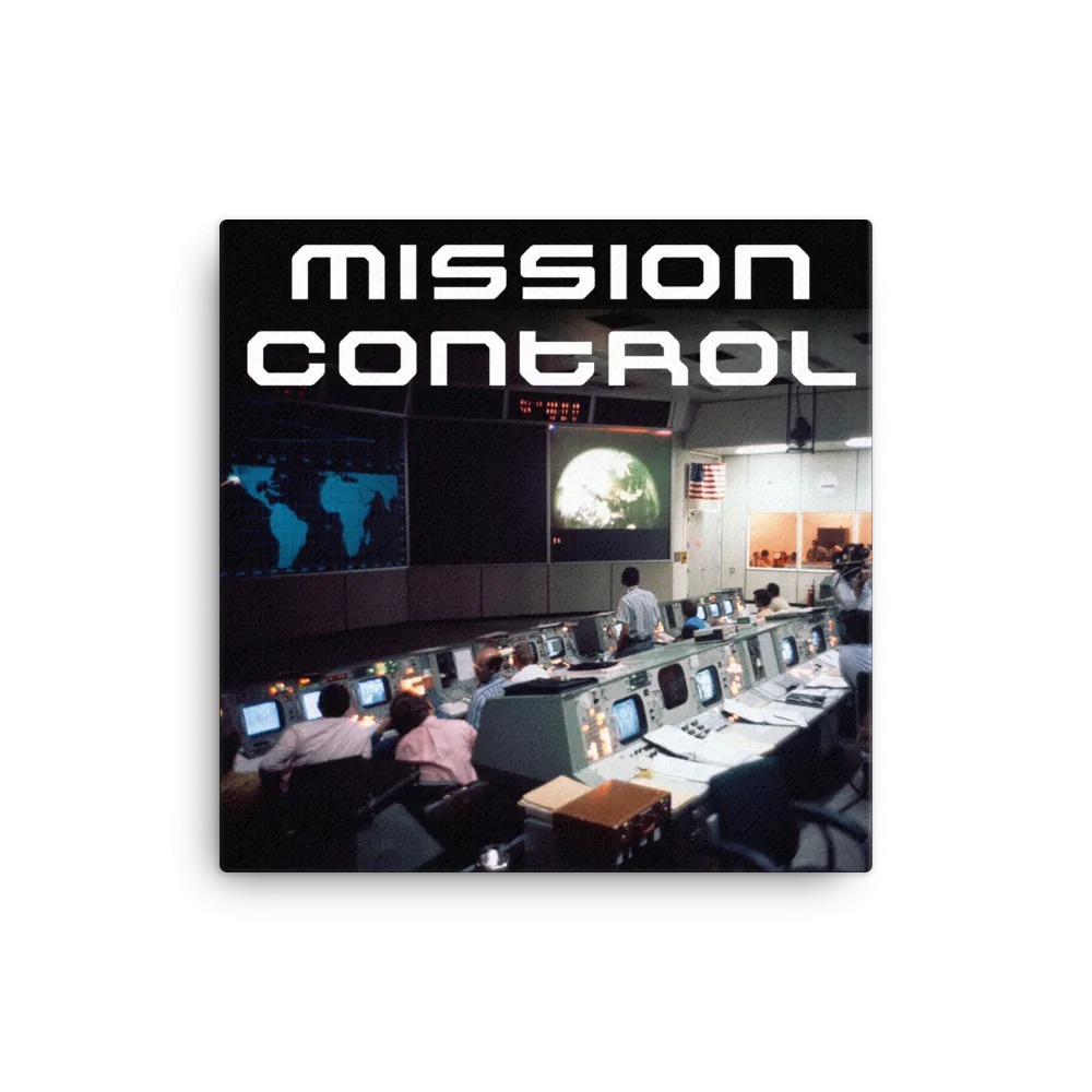 Mission Control 16x16" Stretched Canvas Print