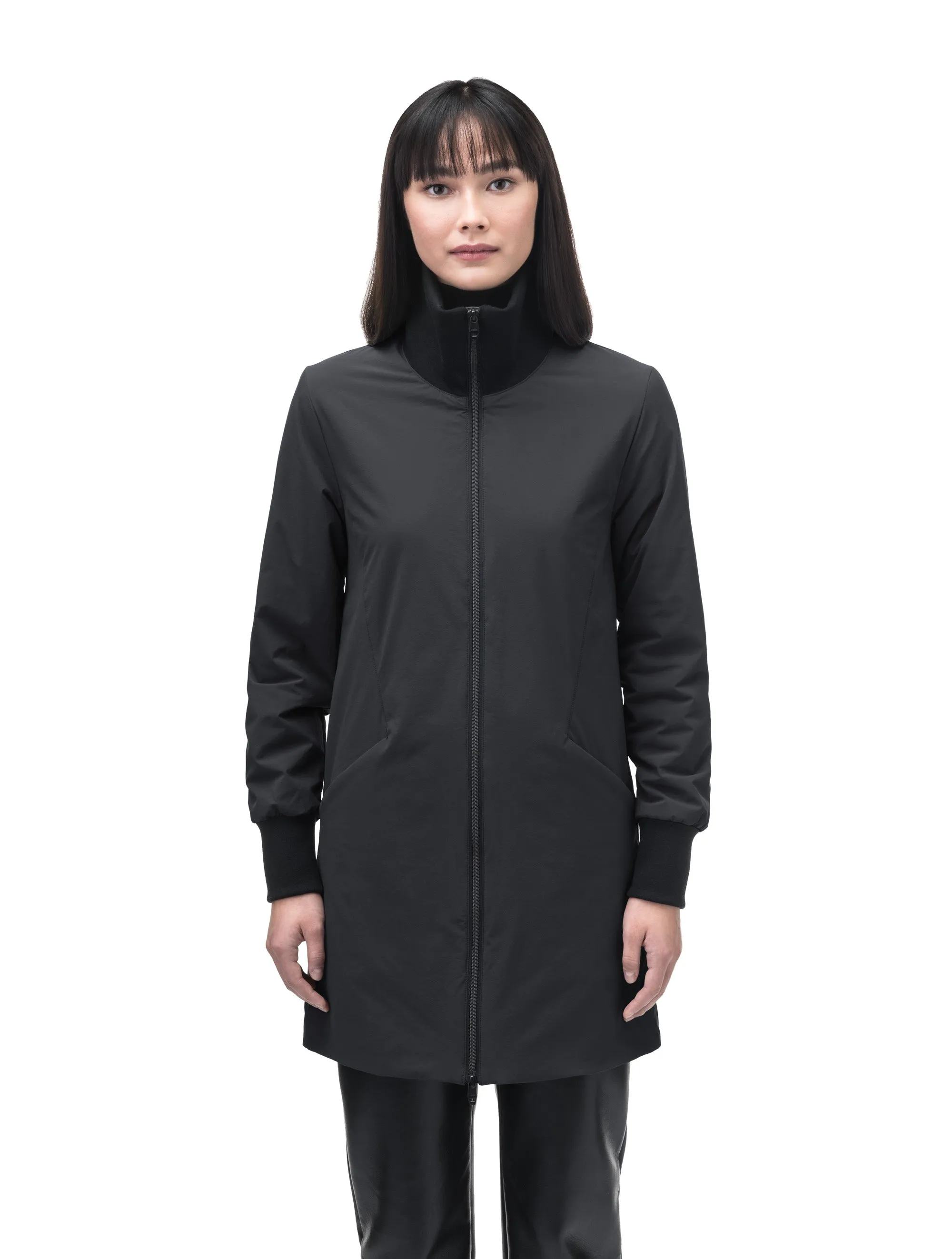 Mora Women's Mid Layer Rib Neck Jacket