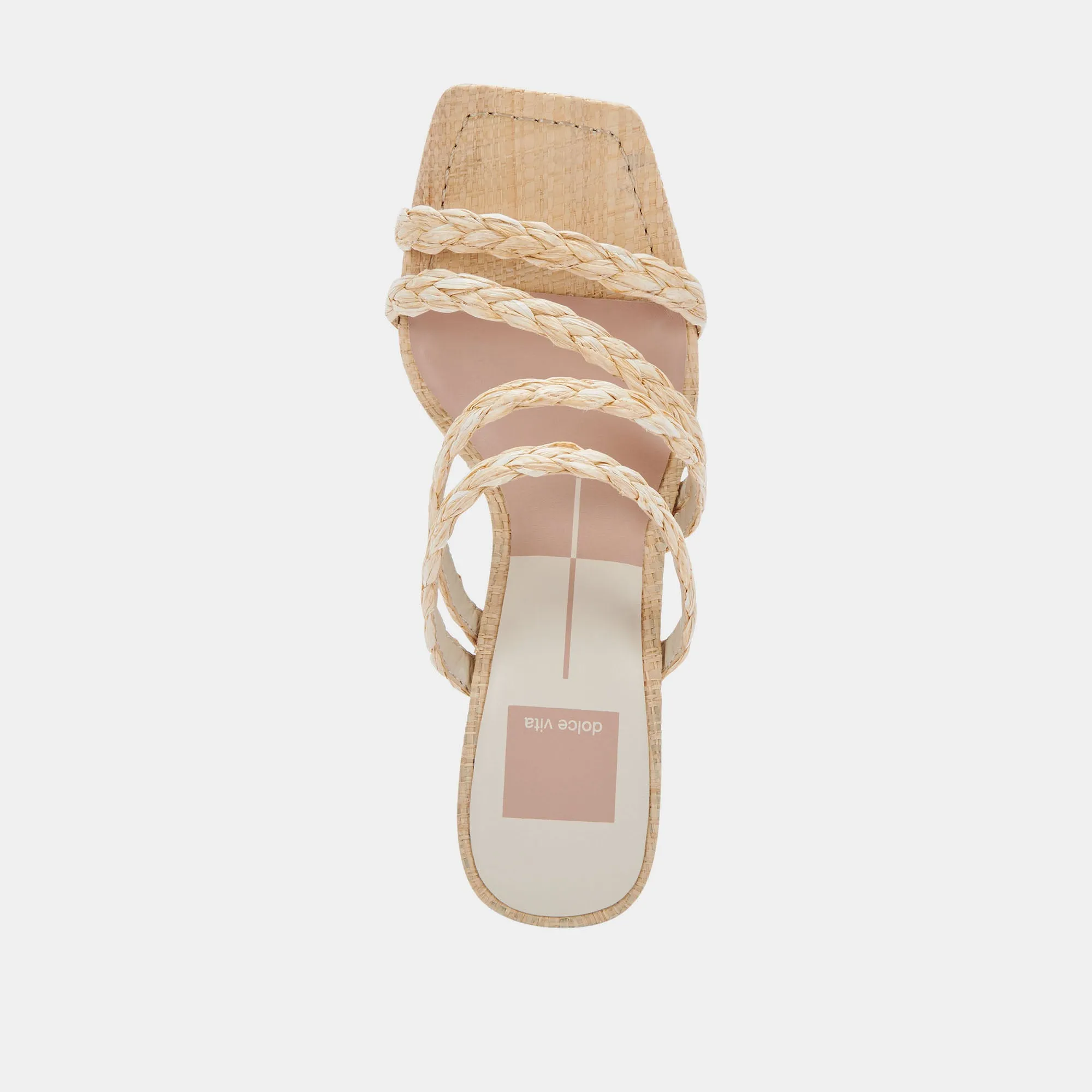 MYLAH SANDALS NATURAL RAFFIA