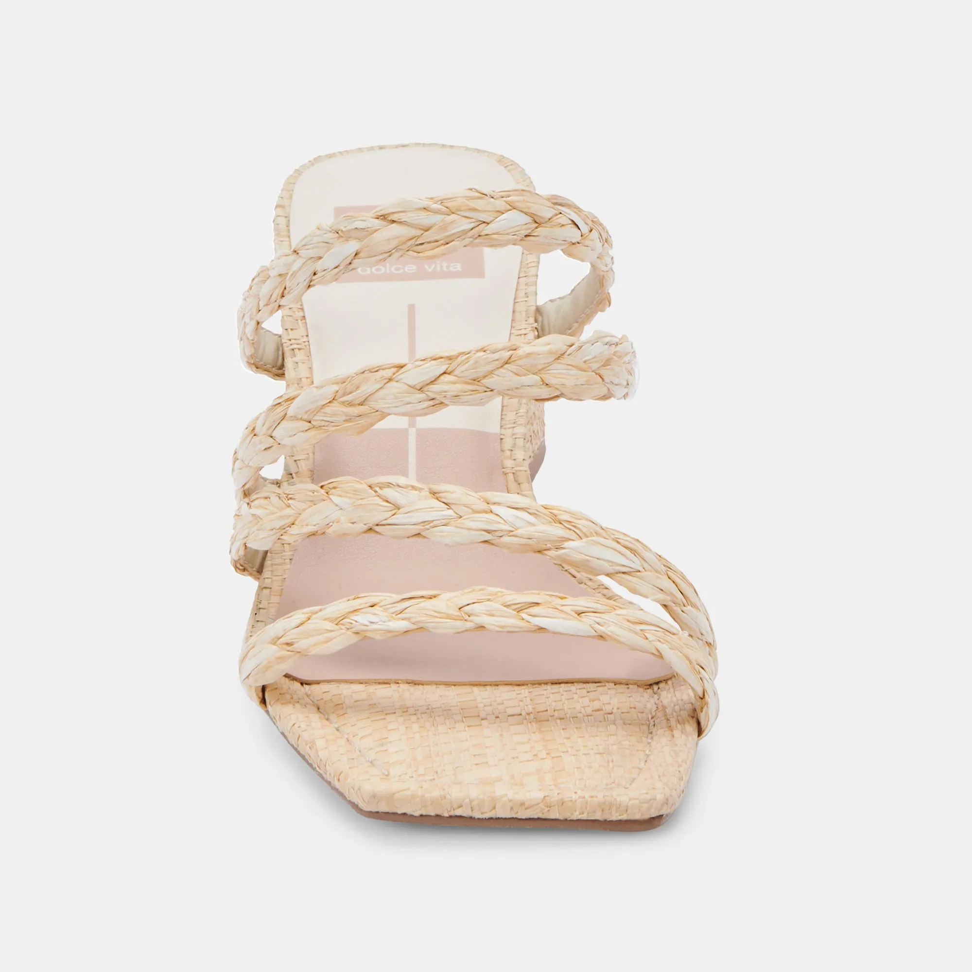 MYLAH SANDALS NATURAL RAFFIA