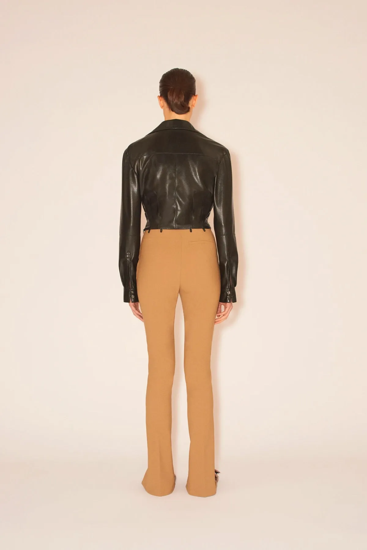 Nanushka Florine Tailored Slim Pant - Camel