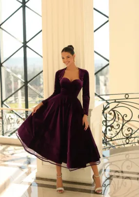 NICOLETTA Blakely Gown - Plum