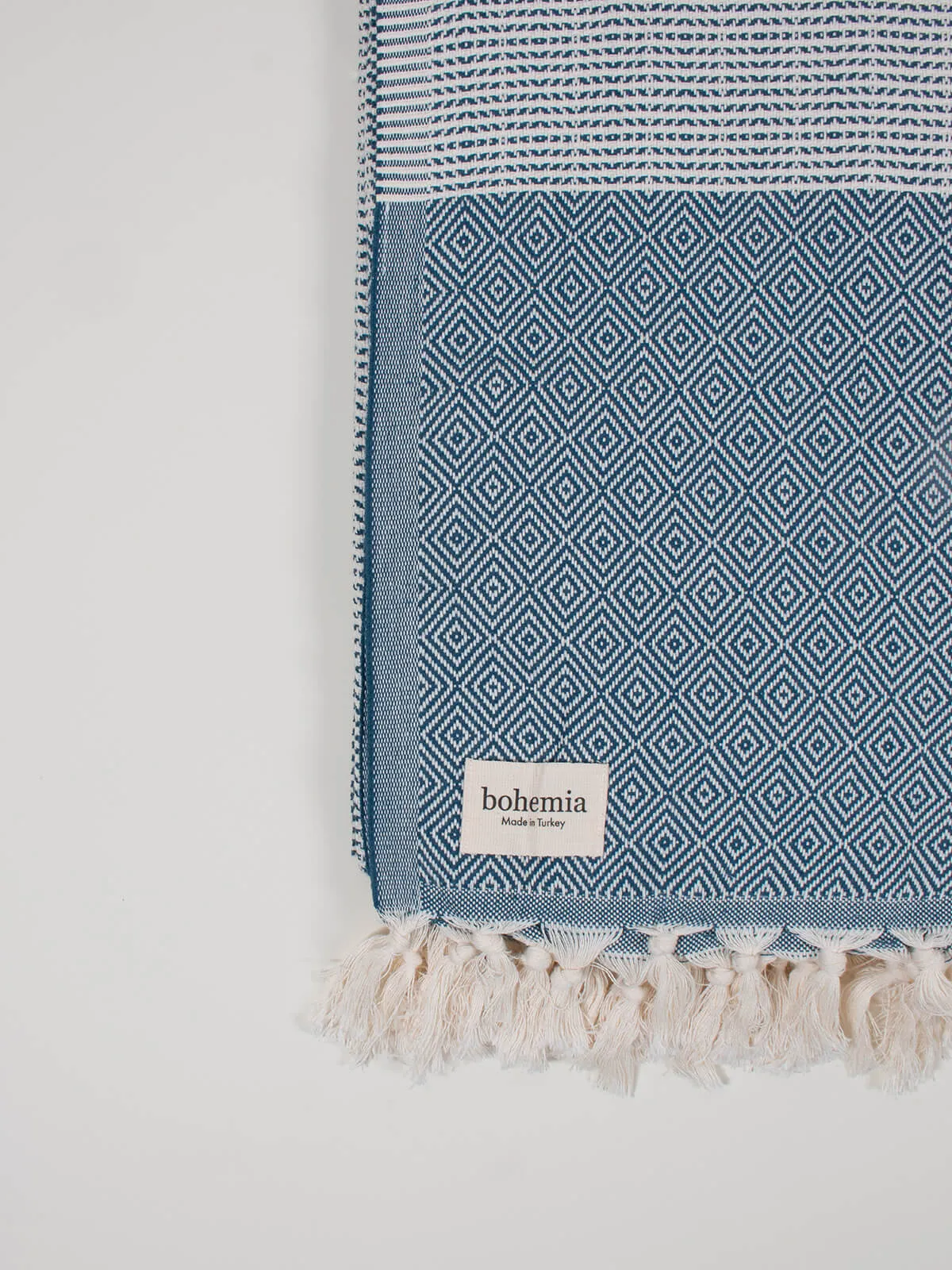 Nordic Dot Hammam Towel, Indigo