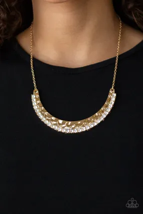 Paparazzi Impressive - Gold Short Necklace