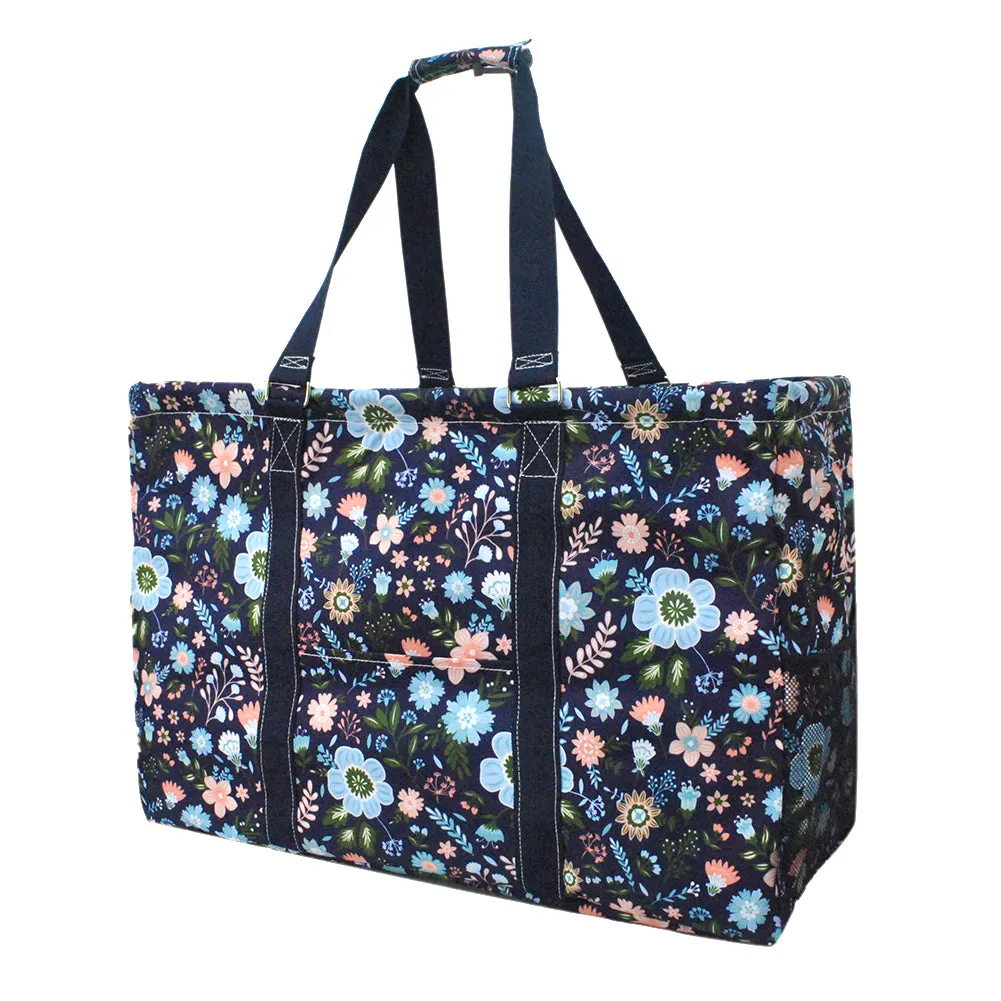 Pastel Floral NGIL Shopping Utility Tote Bag