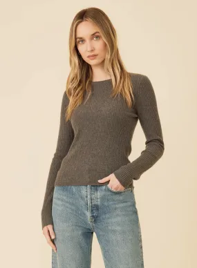 Piper Cashmere Pullover - Rye