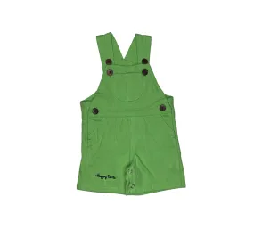 Plain Green Short Overall for Boys