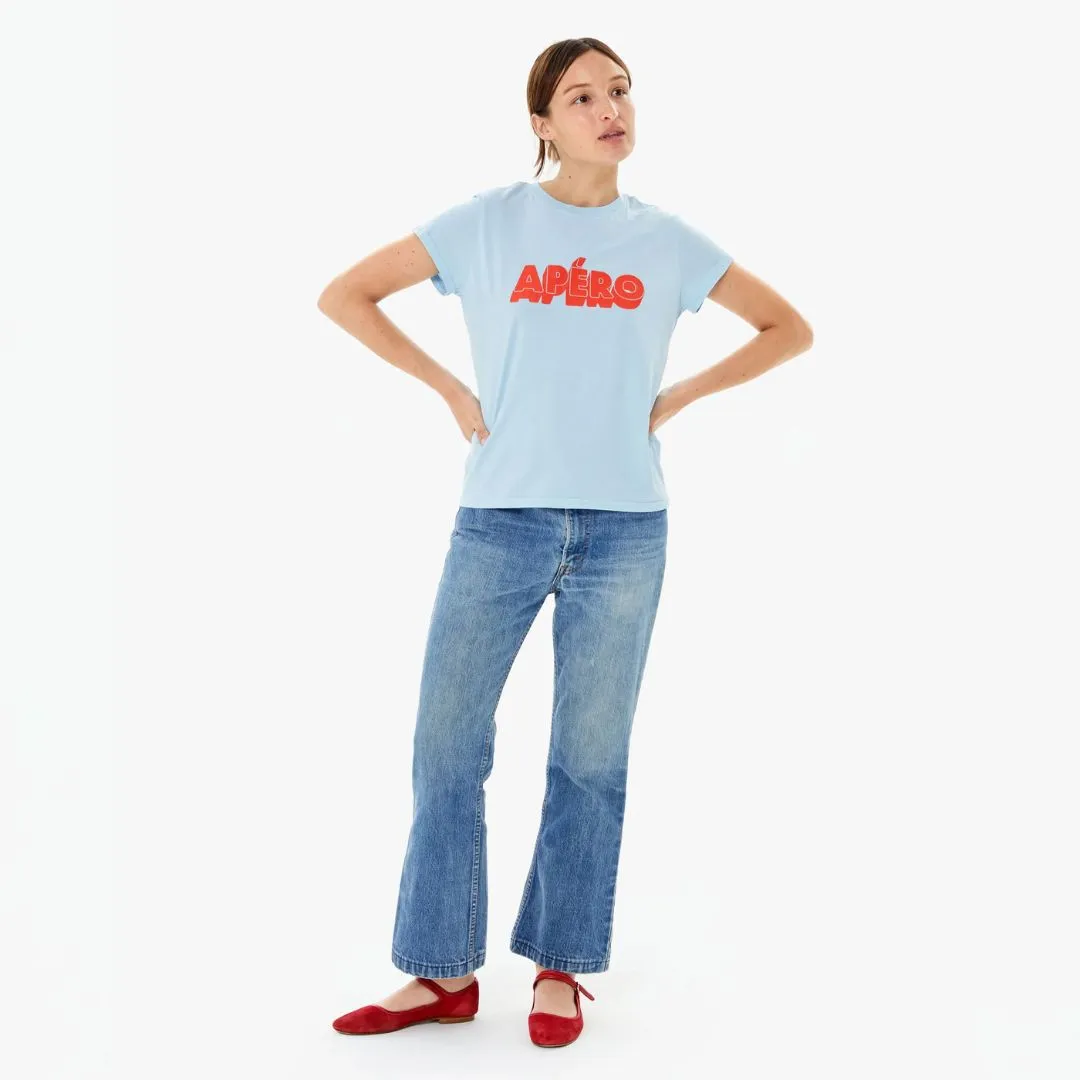 "Apero" Classic Tee (Light Blue)