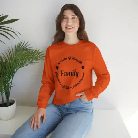 "Family" Unisex Heavy Blend™ Crewneck Sweatshirt