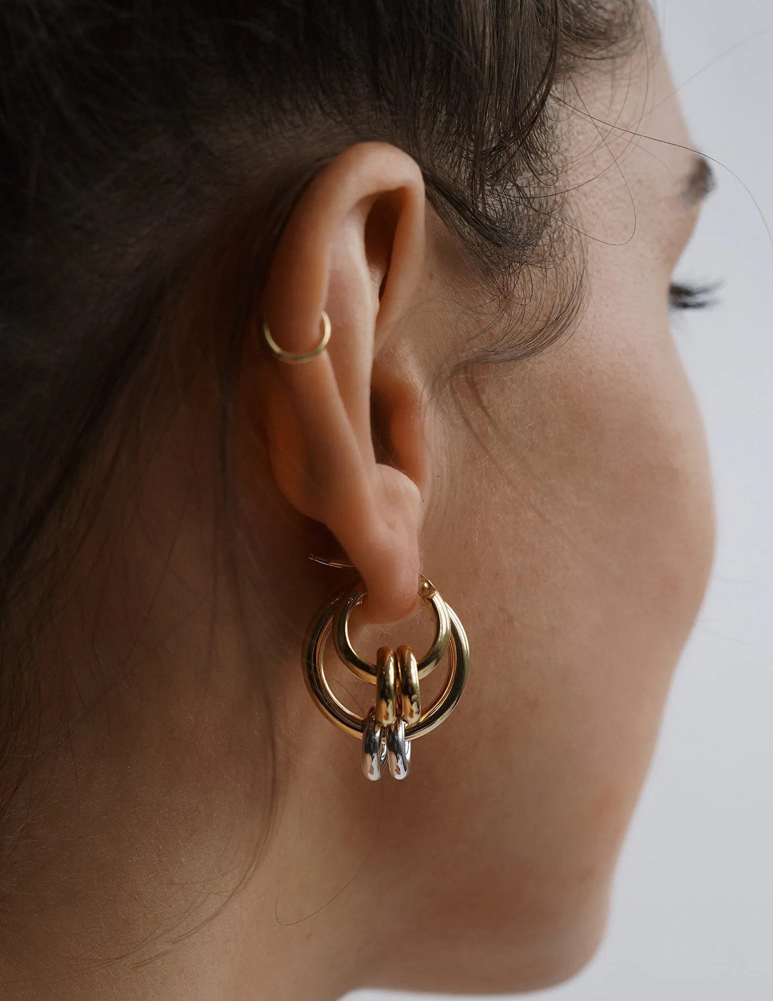 Rumi Hoop Earring <br> Gold Vermeil