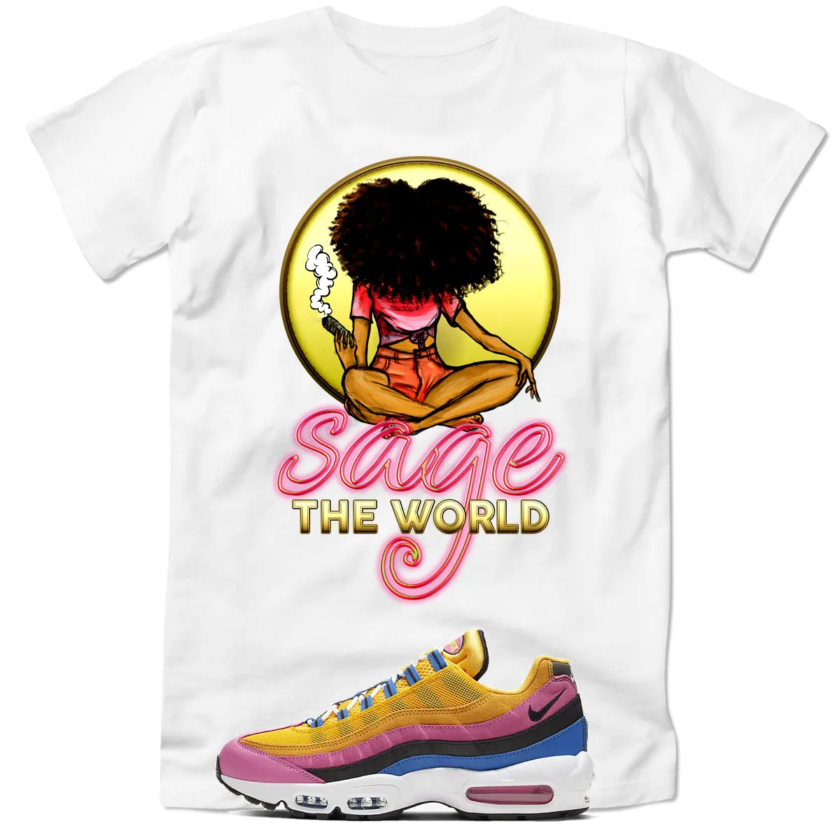 Sage the World TShirt - yellow