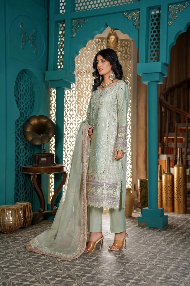 Sajni Embroidered Cotton Pakistani Suit SAJ07