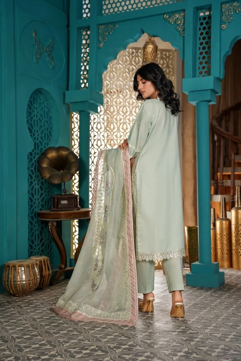 Sajni Embroidered Cotton Pakistani Suit SAJ07