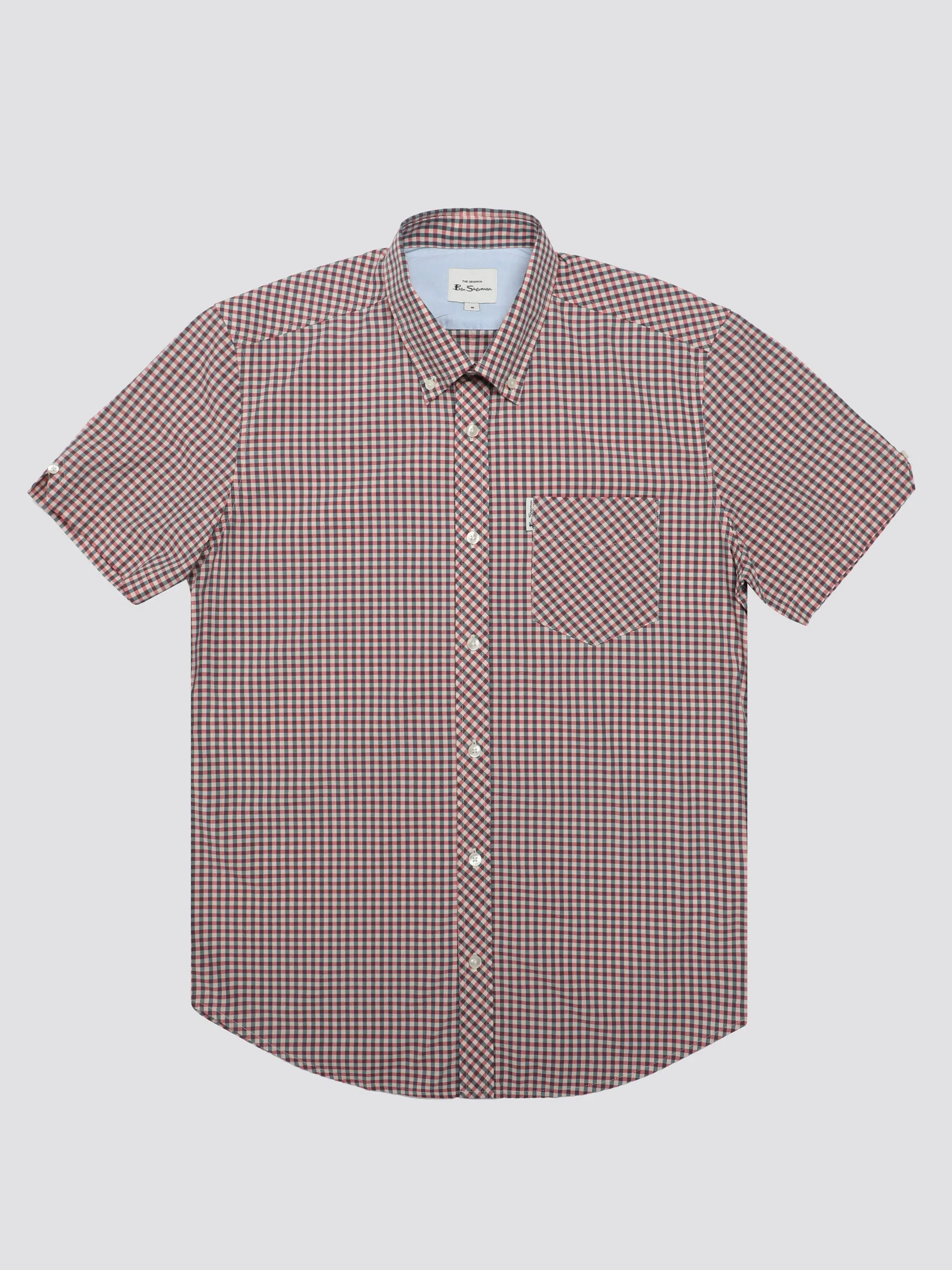 Signature Short Sleeve Gingham Shirt - Scarlett