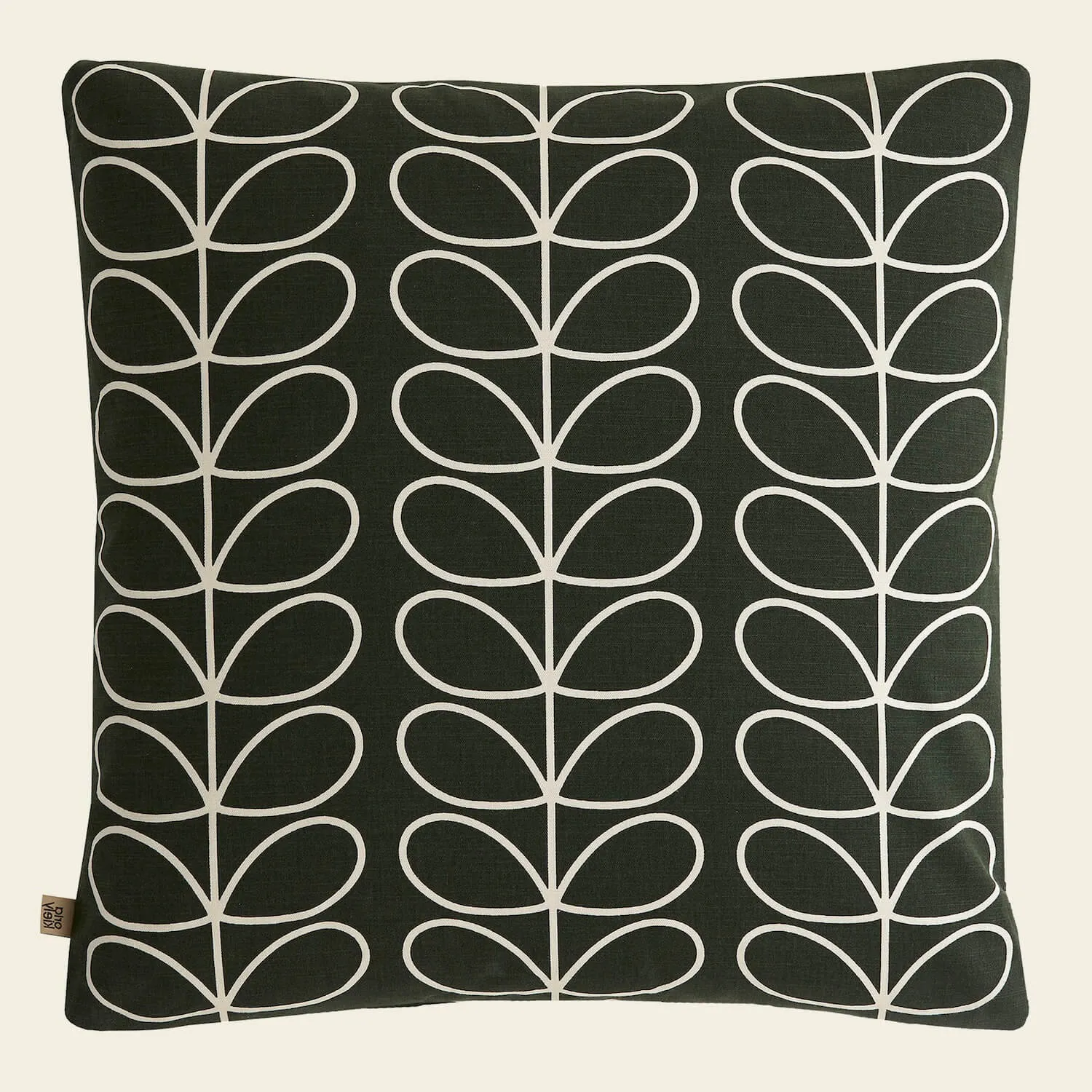 Small Linear Stem Cushion Evergreen