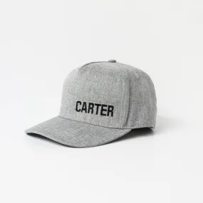 Snapback Hat - PERSONALISED NAME (Kids-Adults) Grey