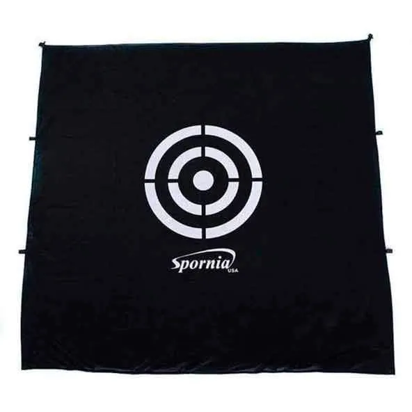 Spornia Bulls-Eye Target Sheet - Black (2 Sizes)