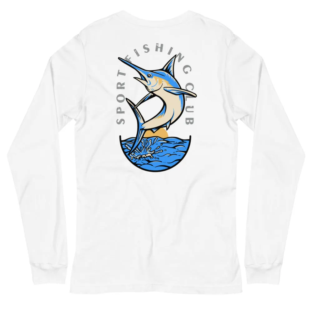 Sports Fishing Club Unisex Long Sleeve Tee