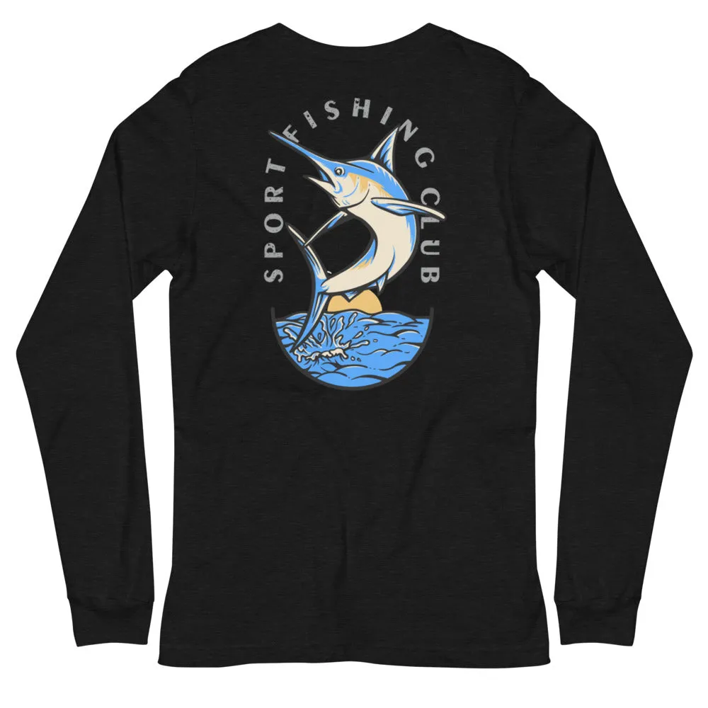 Sports Fishing Club Unisex Long Sleeve Tee