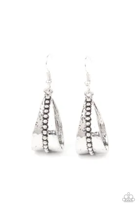 STIRRUP Some Trouble Silver-Earring