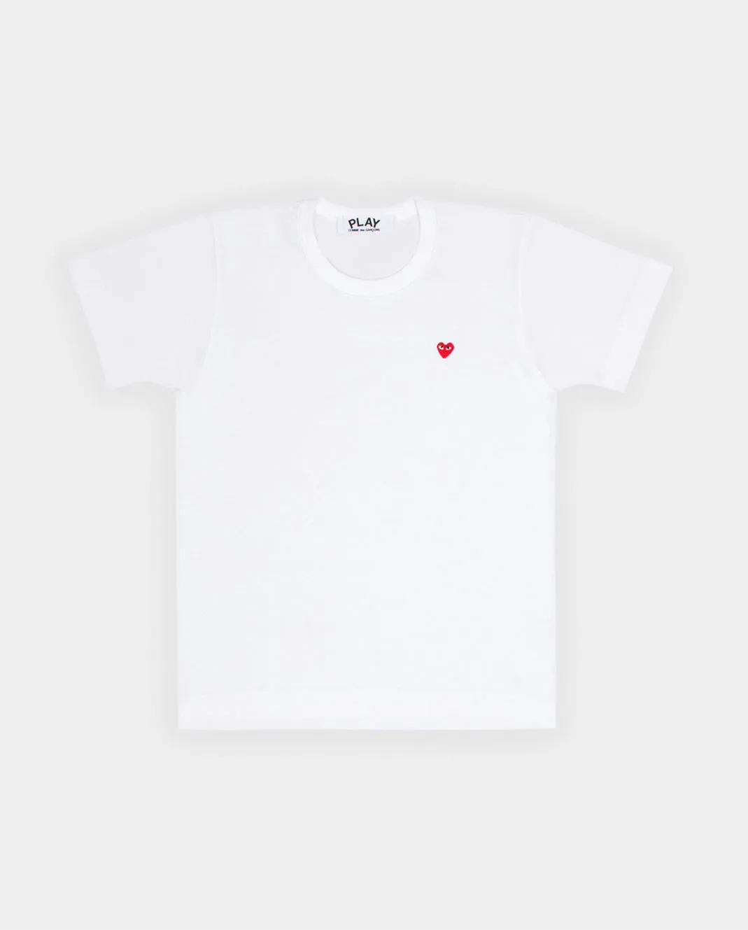 T304 MINI RED HEART T-SHIRT / WHITE