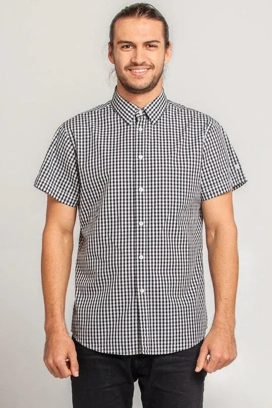 TEDDY Men's Essential Gingham Shirt - Long or Short Sleeve