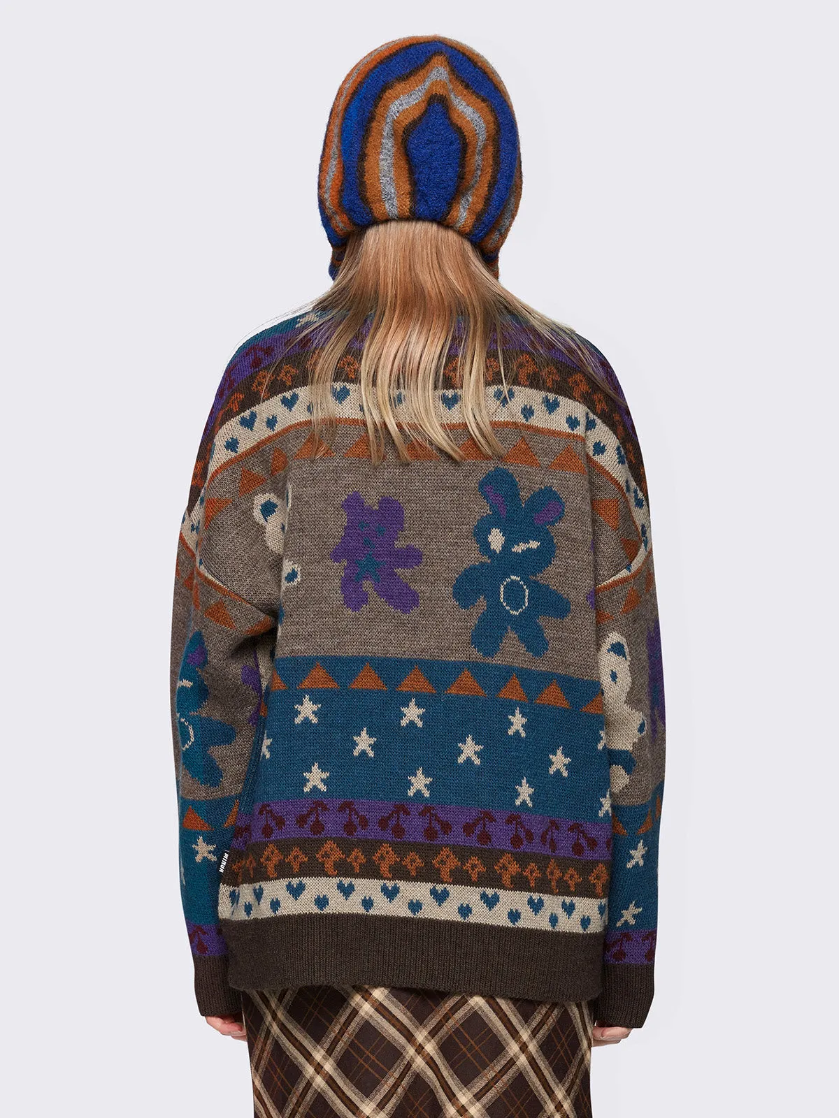 Teddy Tapestry Jacquard Sweater