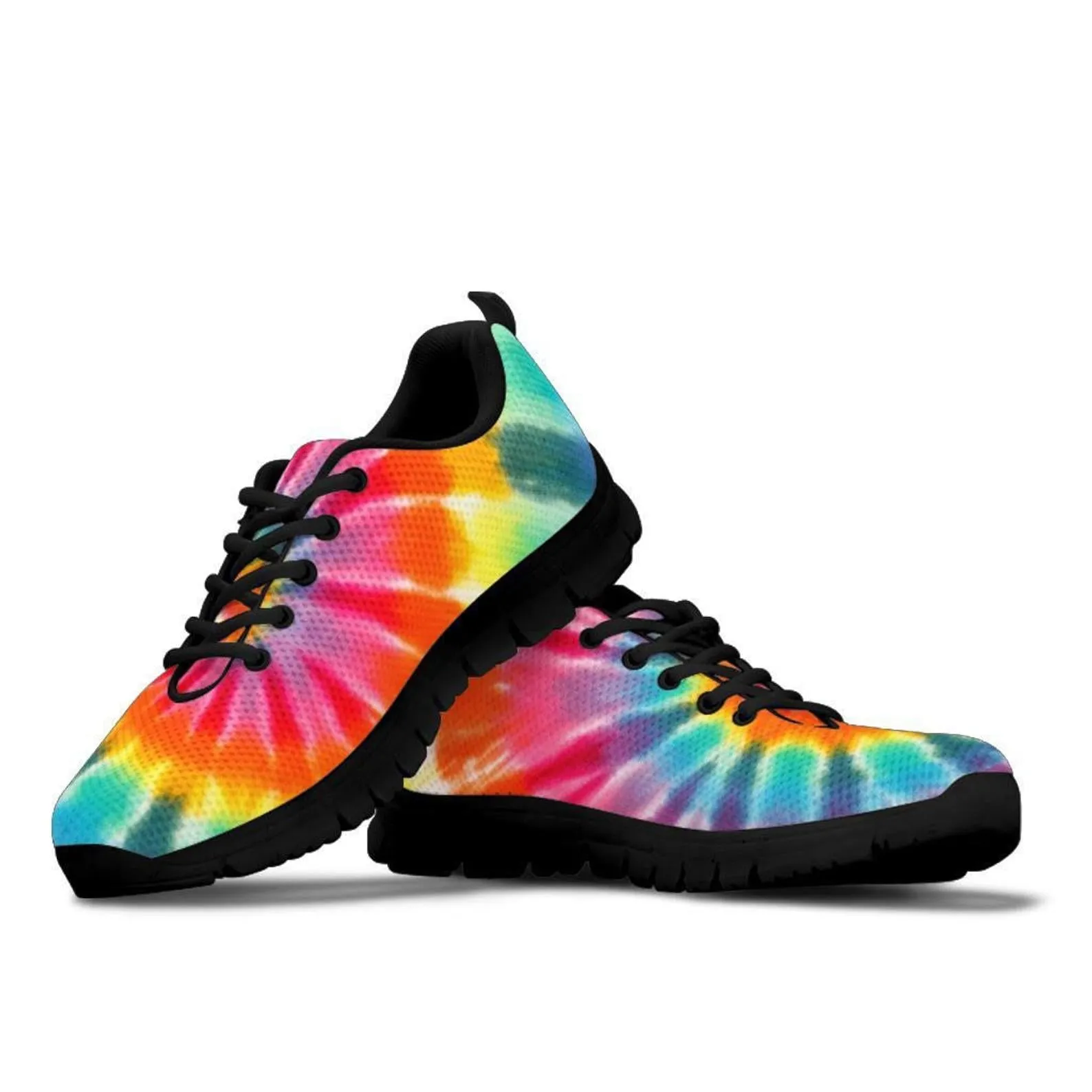 Tie Dye Unisex Shoes Rave EDC EDM Music Festival Sneakers