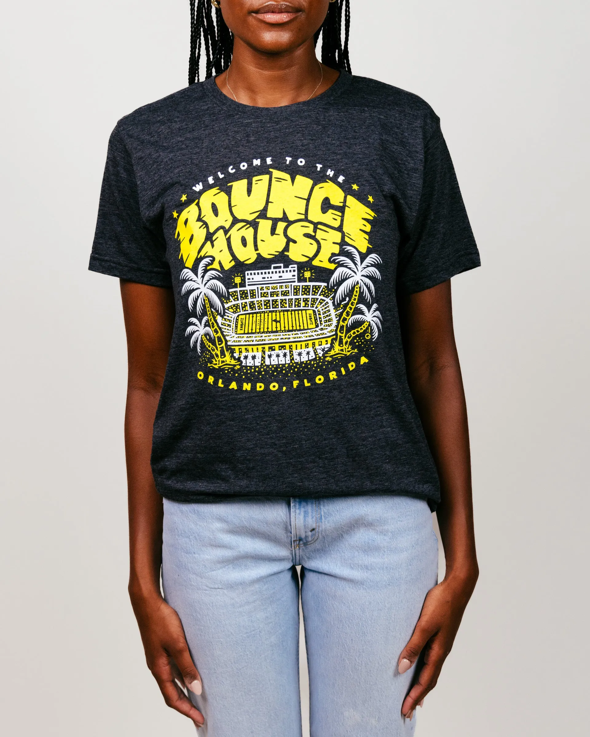 UCF Bounce House Vintage Black T-Shirt