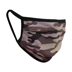 Unisex "American Me" Army Green Camo Double Layered Mask -Pleated Design