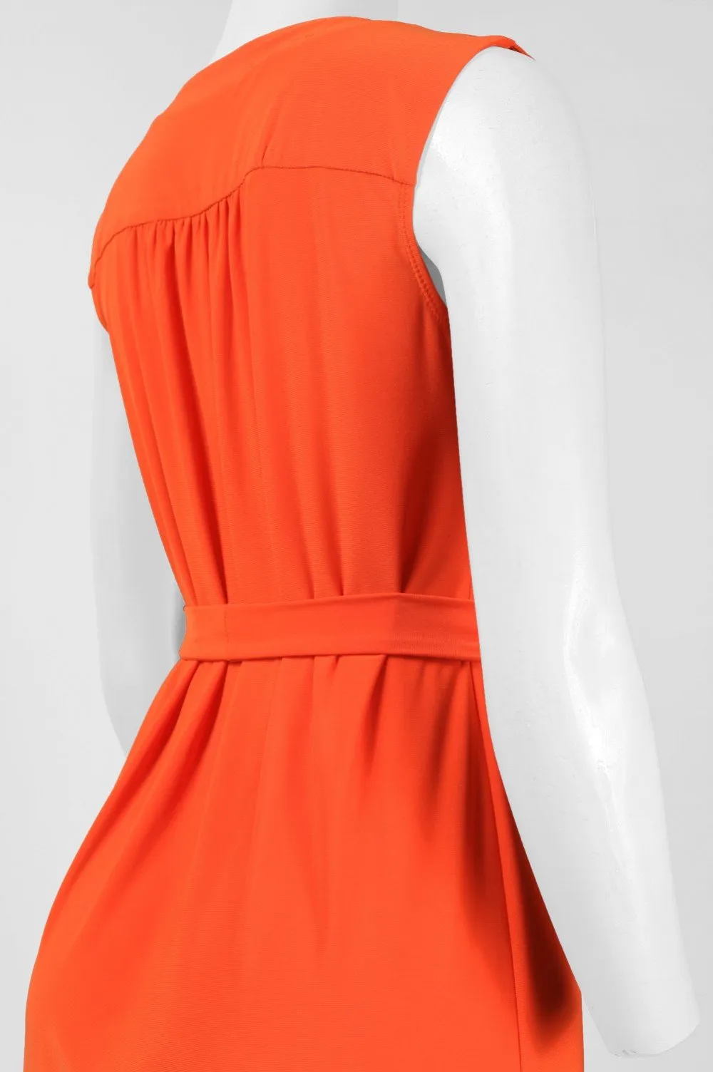 V-Neck Sleeveless Jersey Dress