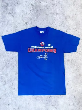 Vintage 2004 Detroit Pistons NBA Champions Tee (L)